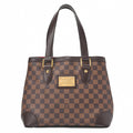 LOUIS VUITTON Louis Vuitton Damier Hampstead PM Tote Bag N51205 Brown Gold-Tone Hardware, Pre-Owned