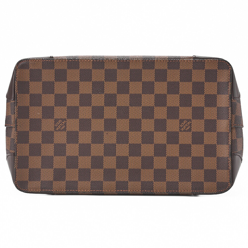 LOUIS VUITTON Louis Vuitton Damier Hampstead PM Tote Bag N51205 Brown Gold-Tone Hardware, Pre-Owned