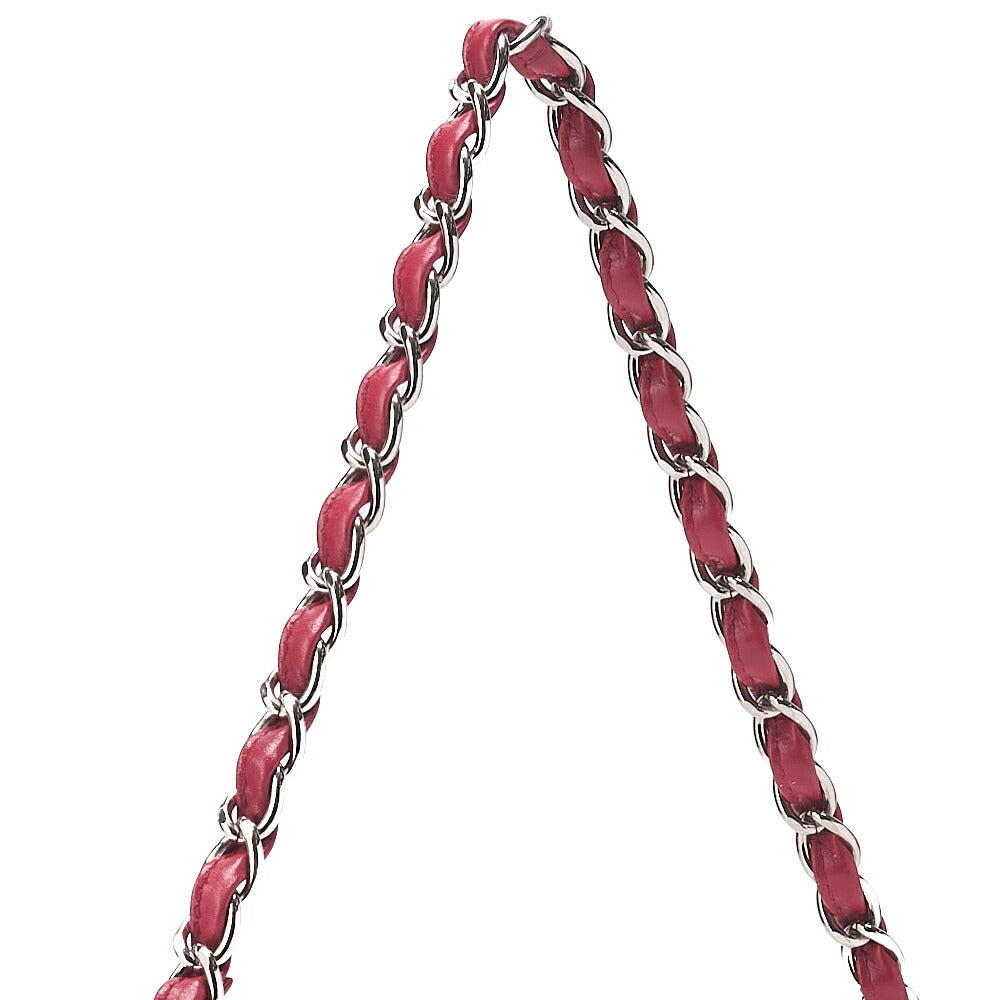CHANEL One Shoulder Bag Sport Line NO.5 Canvas Bicolor Silver-Tone Hardware, Pre-Owned