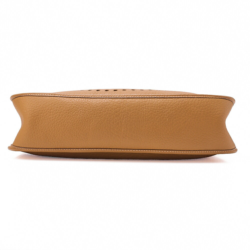 HERMES Evelyn GM Shoulder Bag Ardennes Natural Gold-Tone Hardware, Pre-Owned