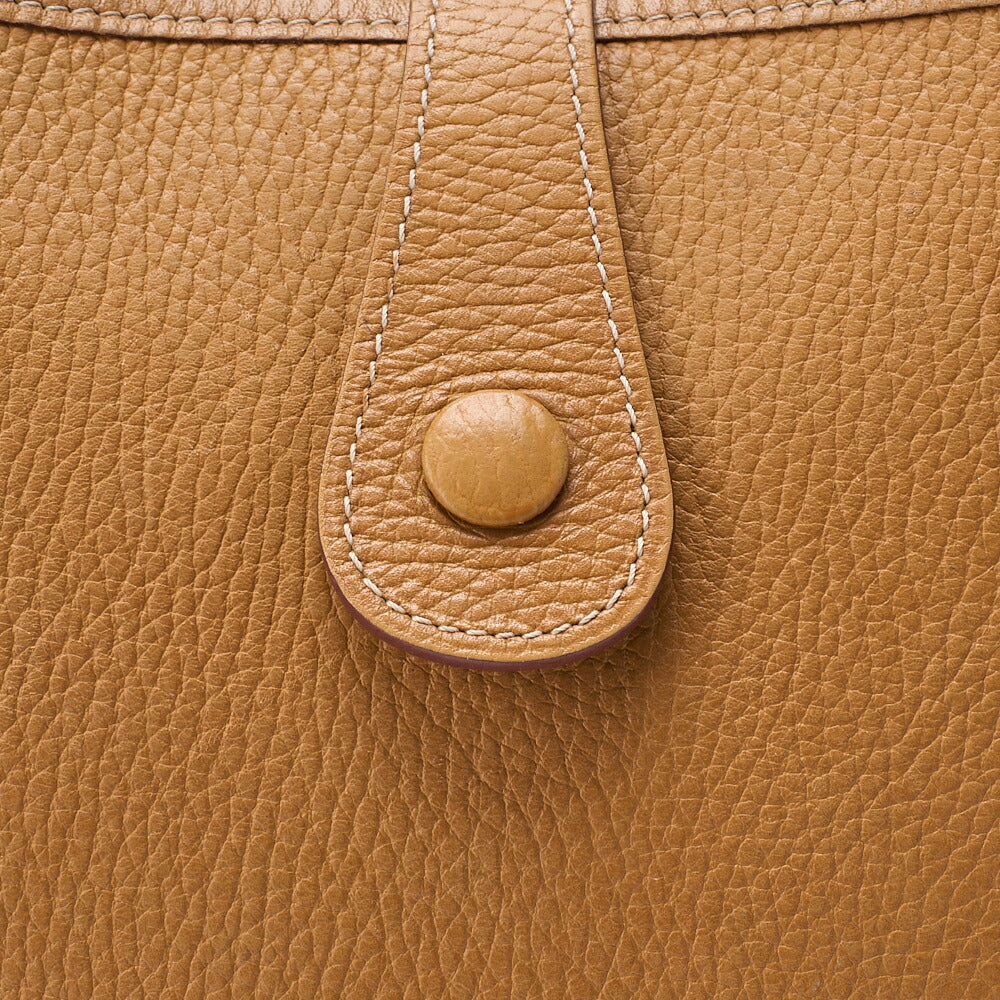 HERMES Evelyn GM Shoulder Bag Ardennes Gold Gold-Tone Hardware, Pre-Owned