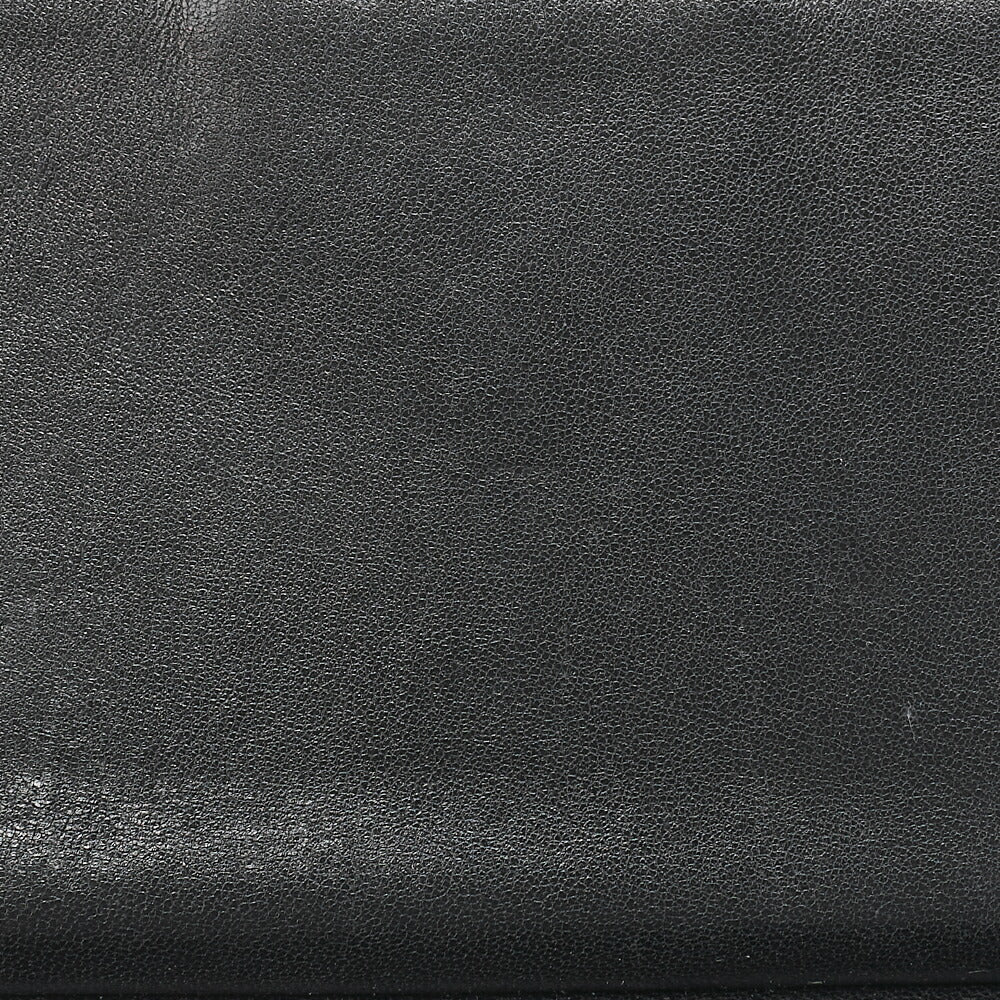 CHANEL Chain Shoulder Matelasse Pearl Chain Chain Wallet Lambskin Black Gold-Tone Hardware, Pre-Owned