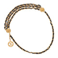 CHANEL Cocomark Chain Belt Triple GP x  Leather Black x  Gold Gold-Tone Hardware, Pre-Owned