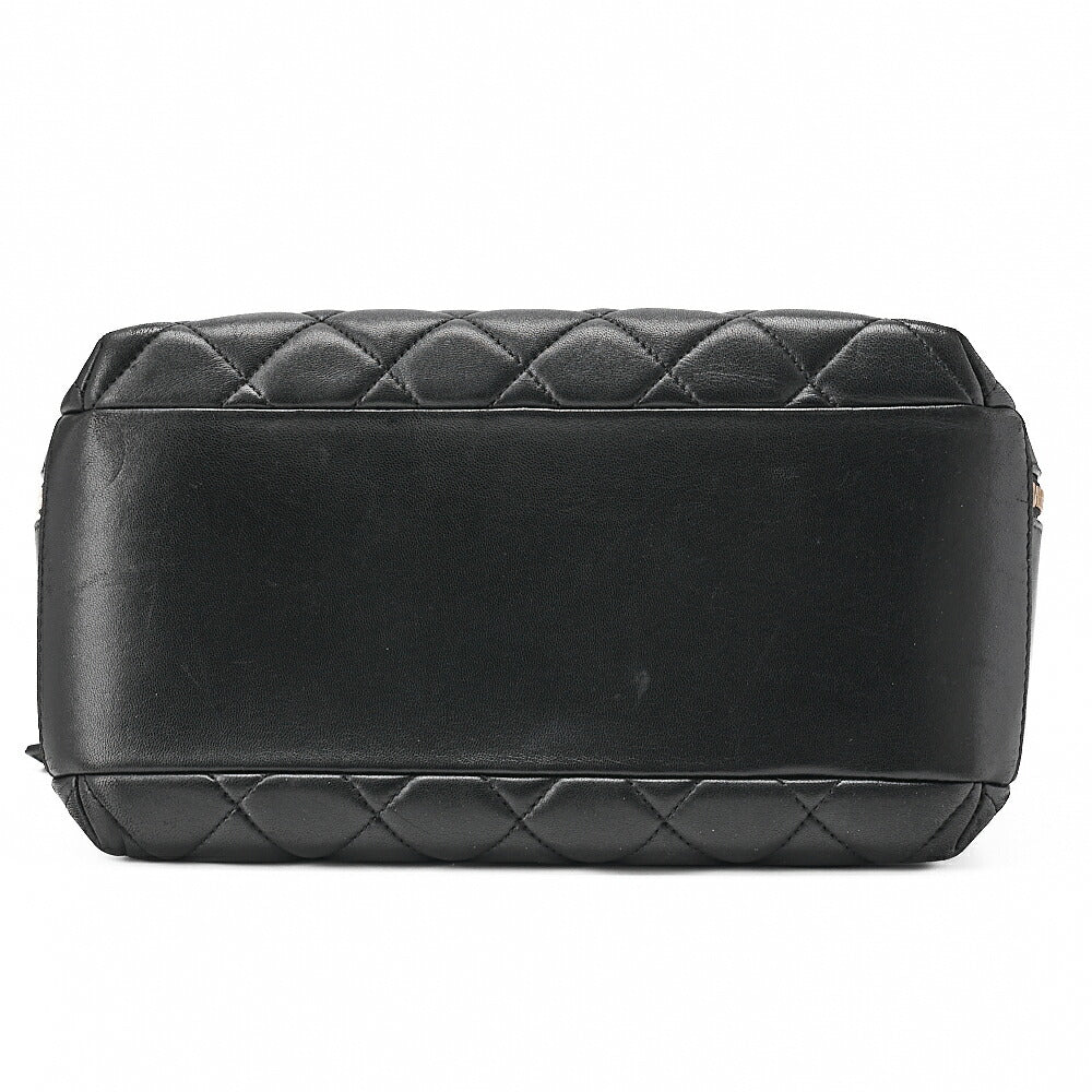 CHANEL Chima Trasse 2WAY CC Trendy Chain Shoulder Handbag Lambskin Black Gold Fittings Women's Bag Brand [Used] [Free Shipping]