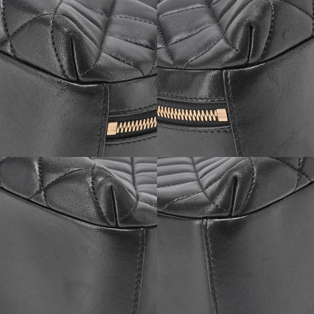 CHANEL Chima Trasse 2WAY CC Trendy Chain Shoulder Handbag Lambskin Black Gold Fittings Women's Bag Brand [Used] [Free Shipping]