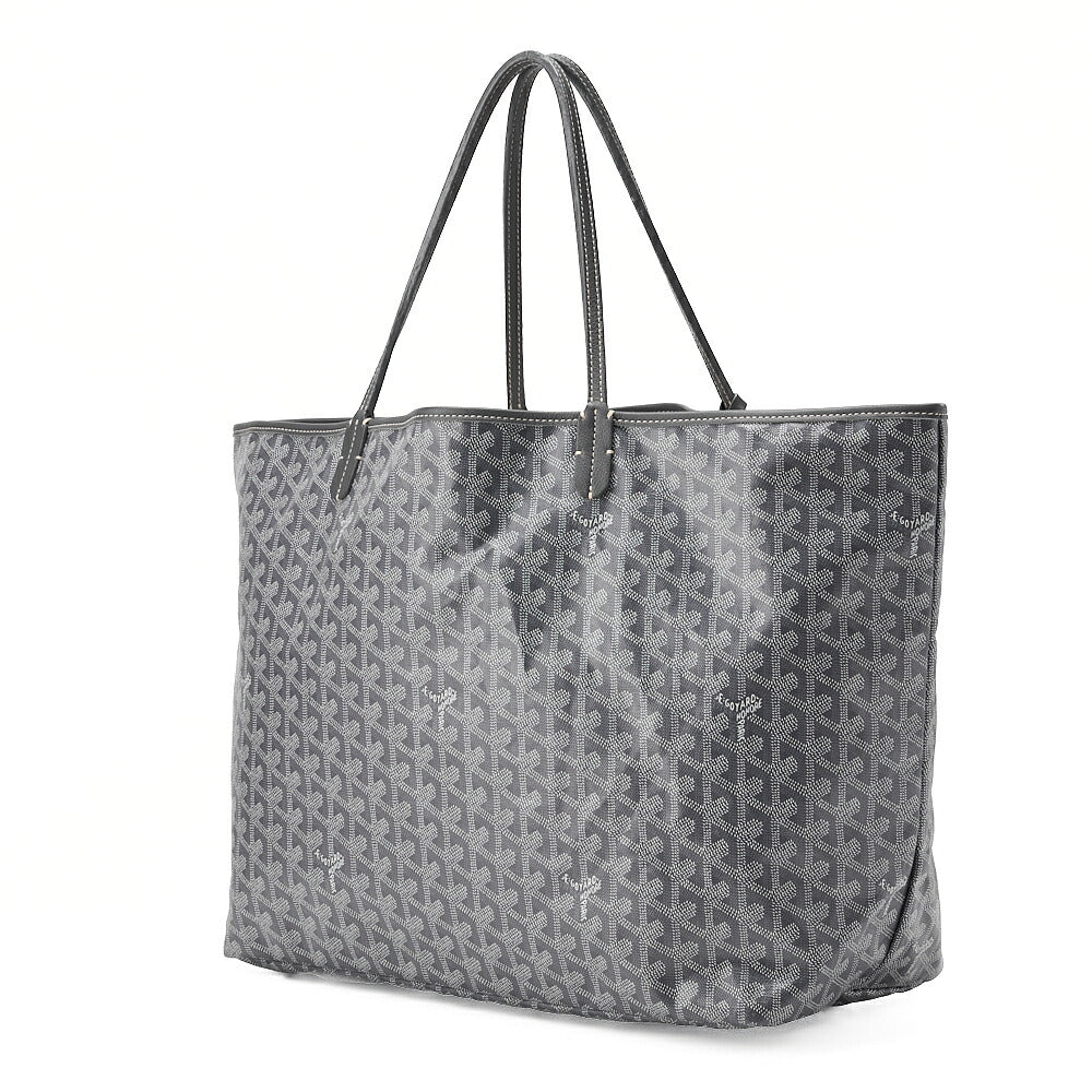 GOYARD [Goyard] Saint Louis GM Tote Bag Coated Canvas Gray Silver-Tone Hardware, Pre-Owned