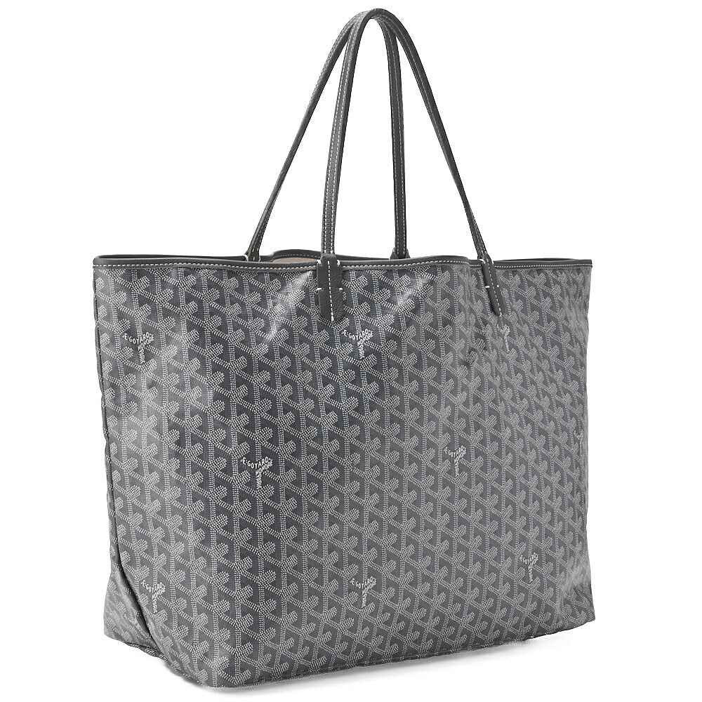 GOYARD [Goyard] Saint Louis GM Tote Bag Coated Canvas Gray Silver-Tone Hardware, Pre-Owned
