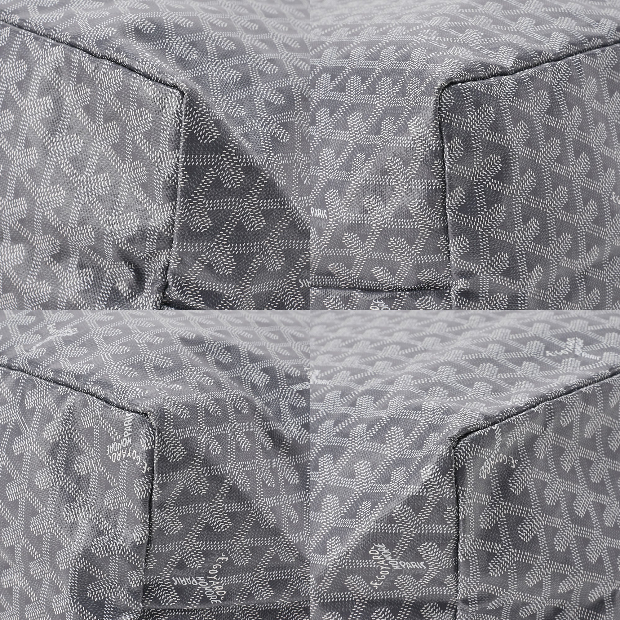 GOYARD [Goyard] Saint Louis GM Tote Bag Coated Canvas Gray Silver-Tone Hardware, Pre-Owned