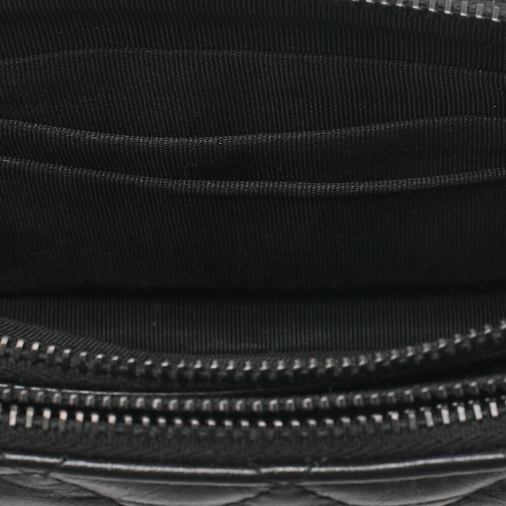 CHANEL Chain Shoulder Bag Vintage Calf Matelasse Gabrielle de Chanel Mini Black Black-Tone Hardware, Pre-Owned