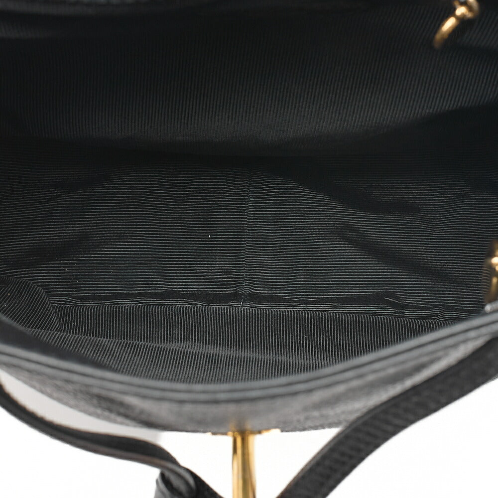 CHANEL Shoulder Bag Backpack Caviar Skin Triple Coco Turnlock Gold-Tone Hardware, Pre-Owned