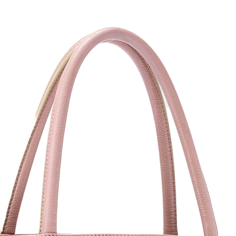 CHANEL Caviar Skin Matelasse Cocomark Large Size Tote Bag Pink Gold-Tone Hardware, Pre-Owned
