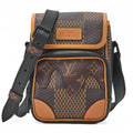 LOUIS VUITTON Louis Vuitton Damier Giant Amazon NIGO Collaboration Messenger N40357 Brown Black-Tone Hardware, Pre-Owned
