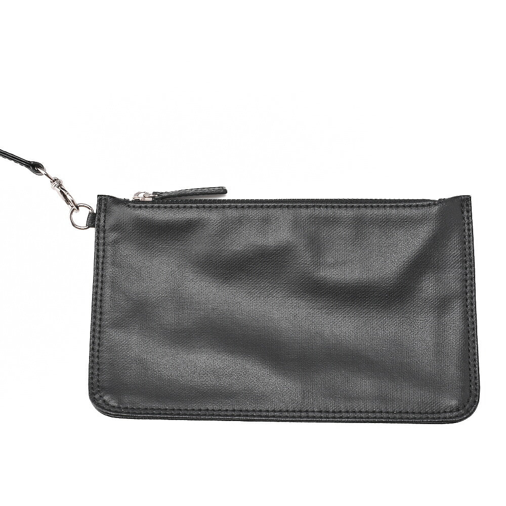 CHANEL Tote Bag Coated Canvas Paris Biarritz GM Coco Charm Black Silver-Tone Hardware, Pre-Owned