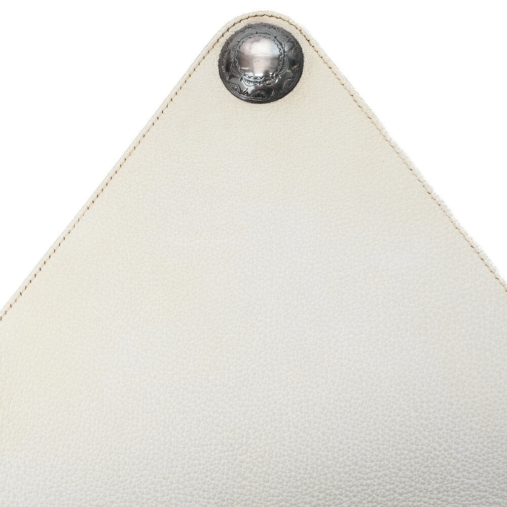 HERMES Christine Shoulder Bag Trialon White Silver-Tone Hardware, Pre-Owned