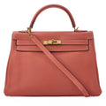 HERMES Hermes Kelly 32 Handbag Tryon 2way Handbag Clevet Gold-Tone Hardware, Pre-Owned