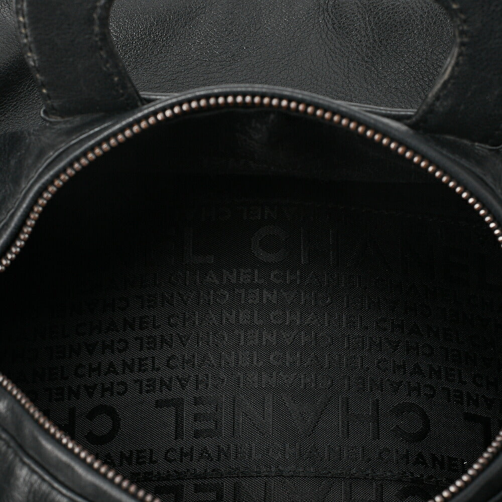 CHANEL Shoulder Bag 2way Shoulder Hand Tweed x Lambskin Black x Multicolor Silver-Tone Hardware, Pre-Owned