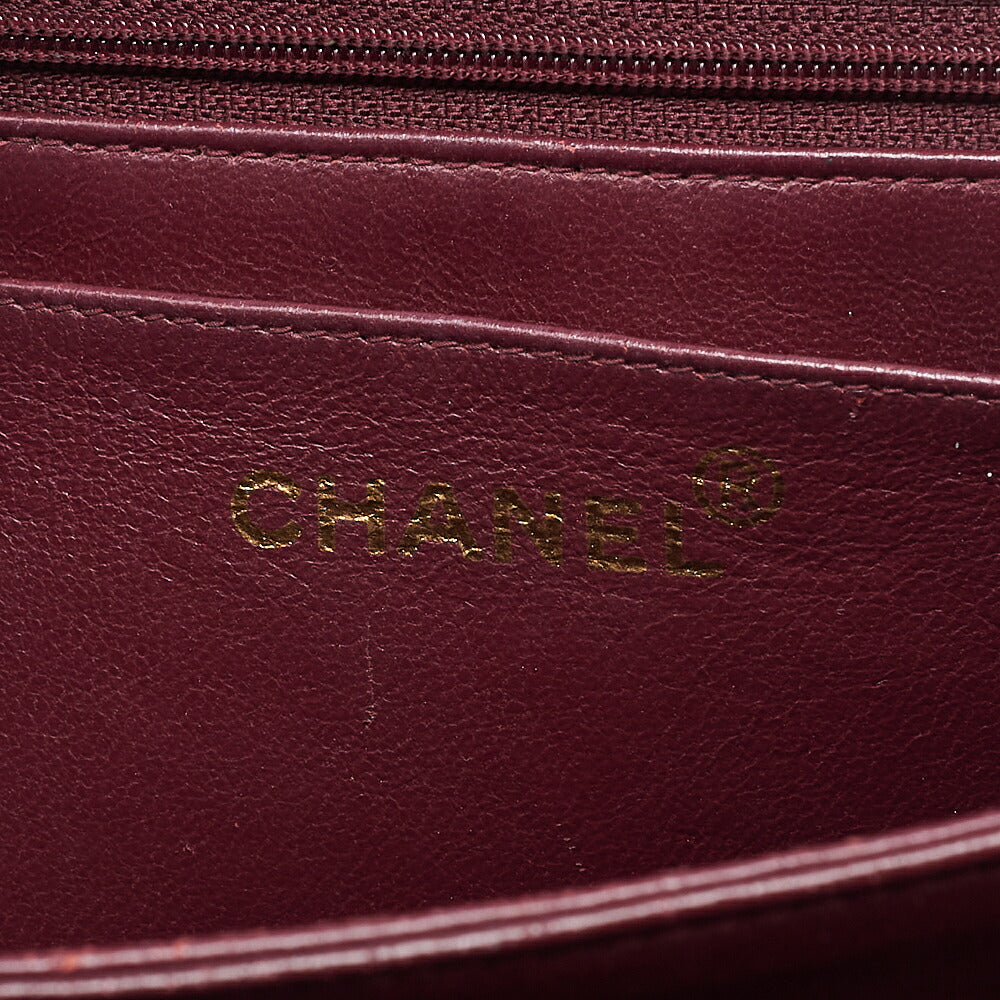 CHANEL One Shoulder Bag Matelasse Turnlock Single Flap Lambskin Black Gold-Tone Hardware, Pre-Owned