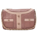 CHANEL Shoulder Bag Girl Chanel Chocolate Bar Lambskin Pink Gold -Tone Hardware, Pre-Owned