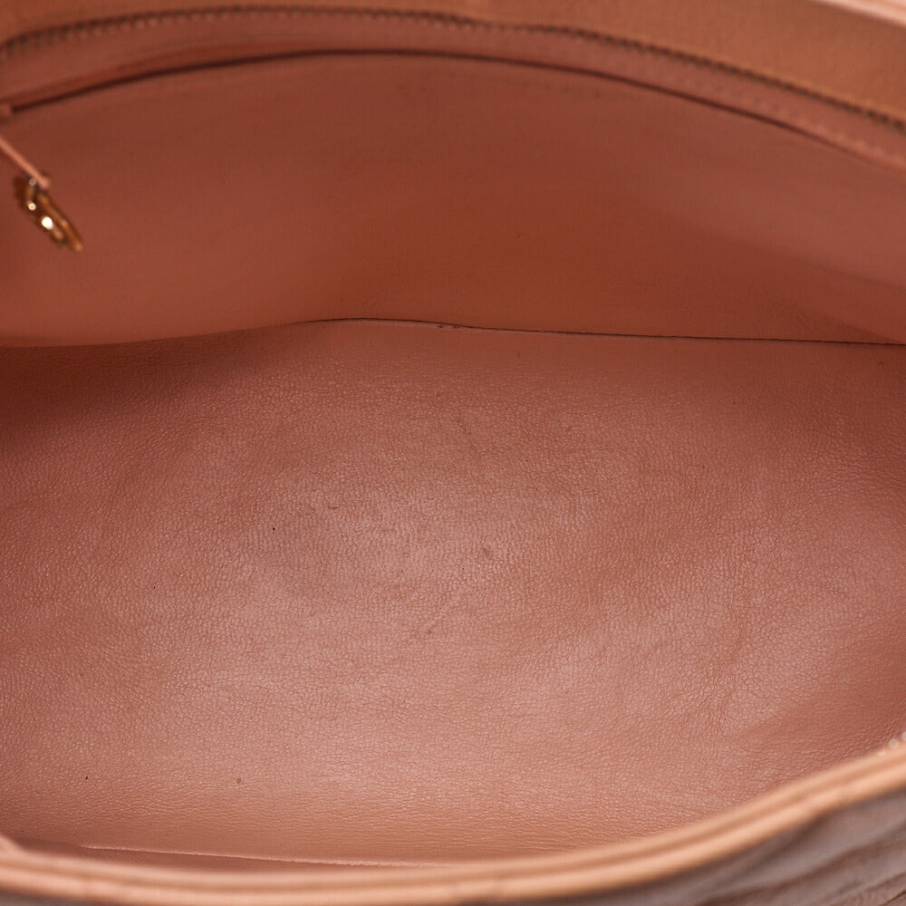 CHANEL Matelasse Reprint Tote Caviar Skin Beige (Gold-Tone Hardware, Pre-Owned