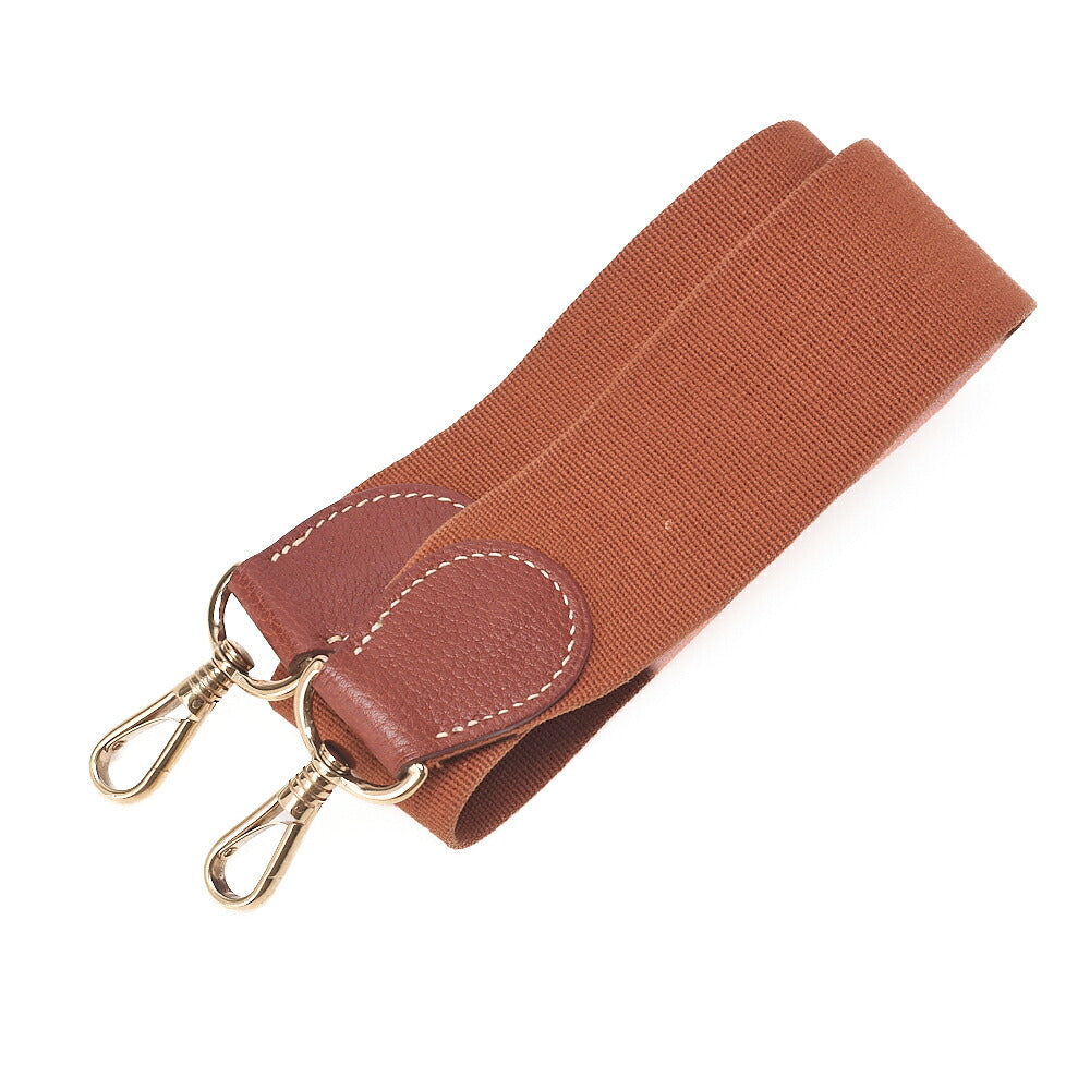 HERMES Evelyn GM 1 Shoulder Bag Tryon Clemence Brown Gold-Tone Hardware, Pre-Owned