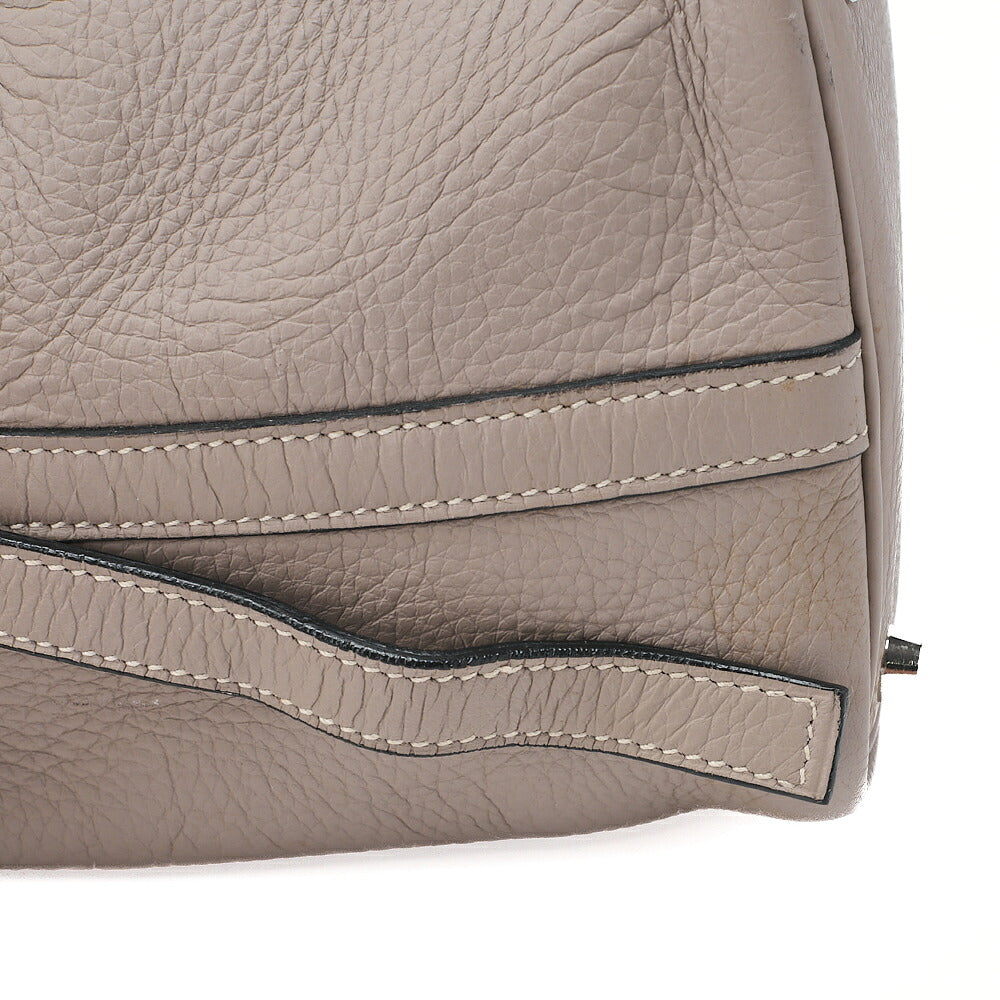HERMES Picotan PM Handbag Tryon Cl?mence Trutile Gray Silver-Tone Hardware, Pre-Owned