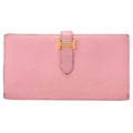 HERMES B?ance Souffre Bi-Fold Long Wallet Chevre Rose Confetti Gold-Tone Hardware, Pre-Owned