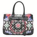 CHANEL Matelasse Coco Mark Handbag Lambskin x Enamel Multicolor Silver-Tone Hardware, Pre-Owned
