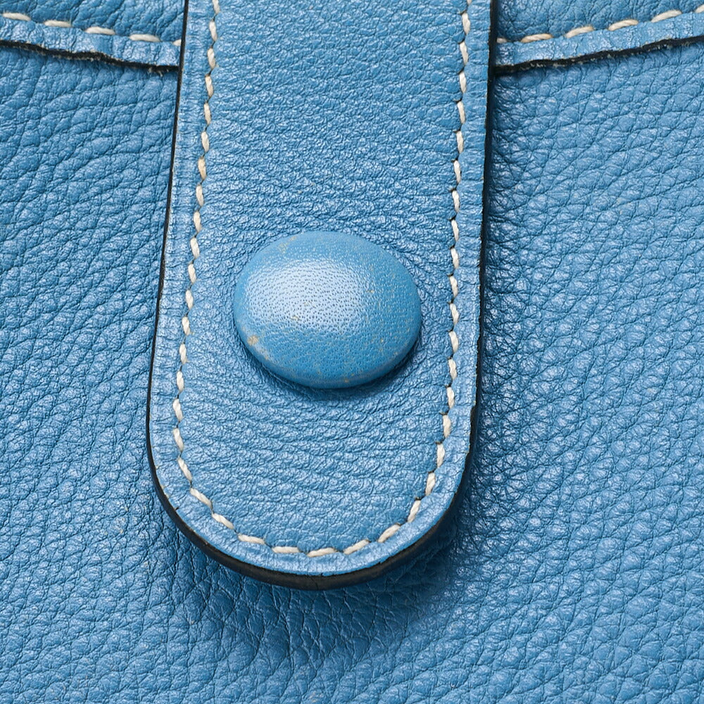 HERMES Rodeo Du Togo Shoulder Bag Blue Jean Silver-Tone Hardware, Pre-Owned