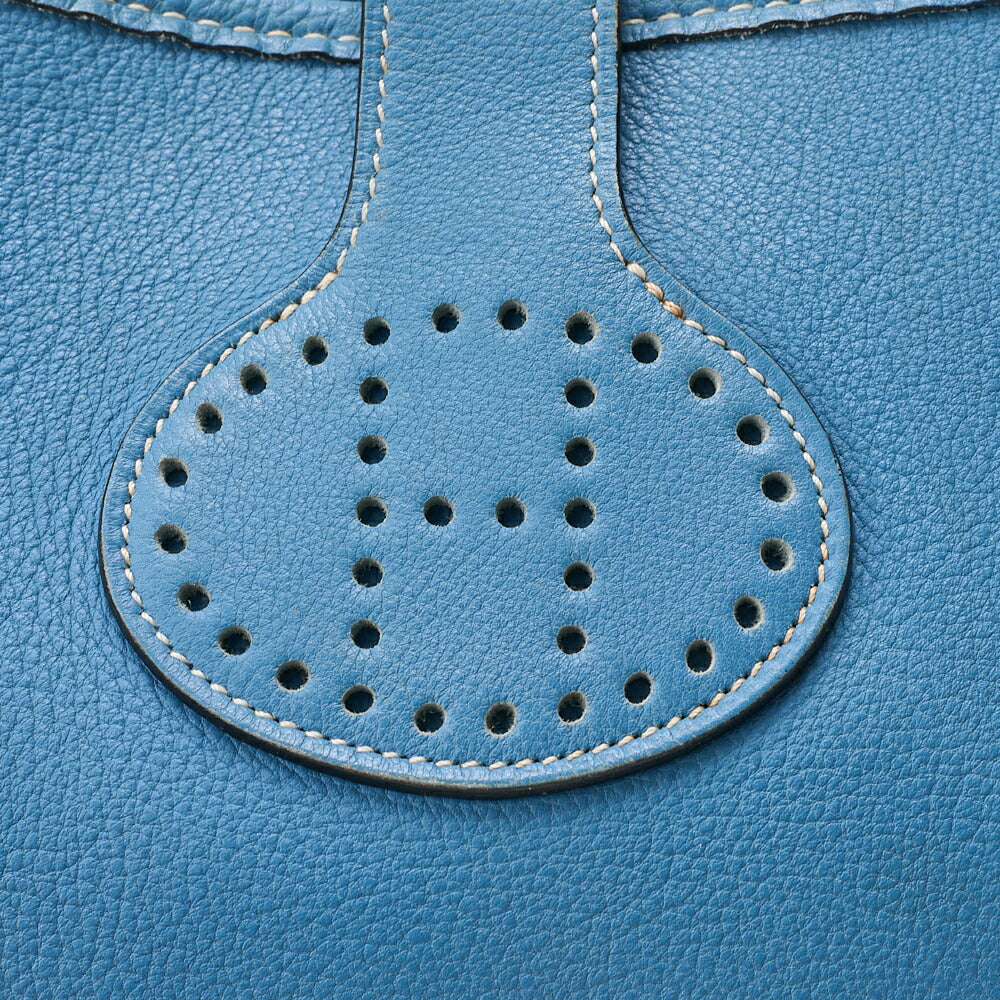 HERMES Rodeo Du Togo Shoulder Bag Blue Jean Silver-Tone Hardware, Pre-Owned