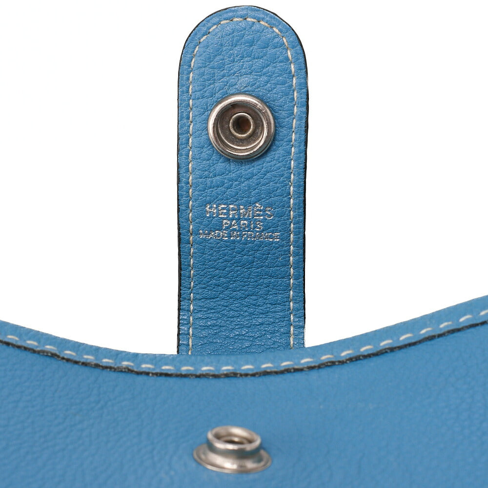 HERMES Rodeo Du Togo Shoulder Bag Blue Jean Silver-Tone Hardware, Pre-Owned