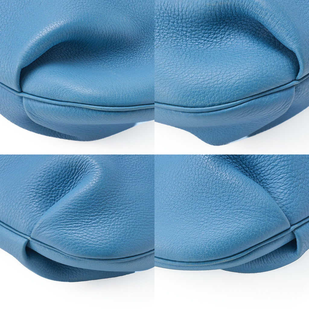 HERMES Rodeo Du Togo Shoulder Bag Blue Jean Silver-Tone Hardware, Pre-Owned