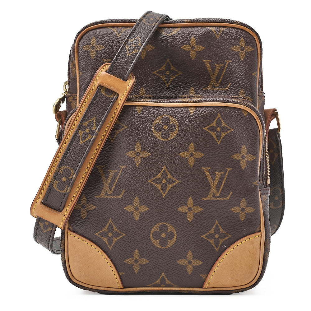 LOUIS VUITTON Louis Vuitton Monogram Amazon Shoulder Bag M45236 Brown Gold-Tone Hardware, Pre-Owned