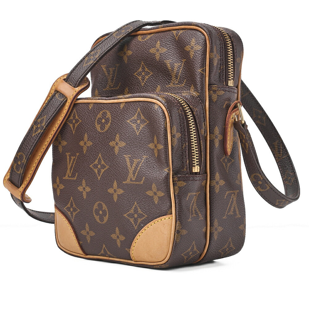 LOUIS VUITTON Louis Vuitton Monogram Amazon Shoulder Bag M45236 Brown Gold-Tone Hardware, Pre-Owned