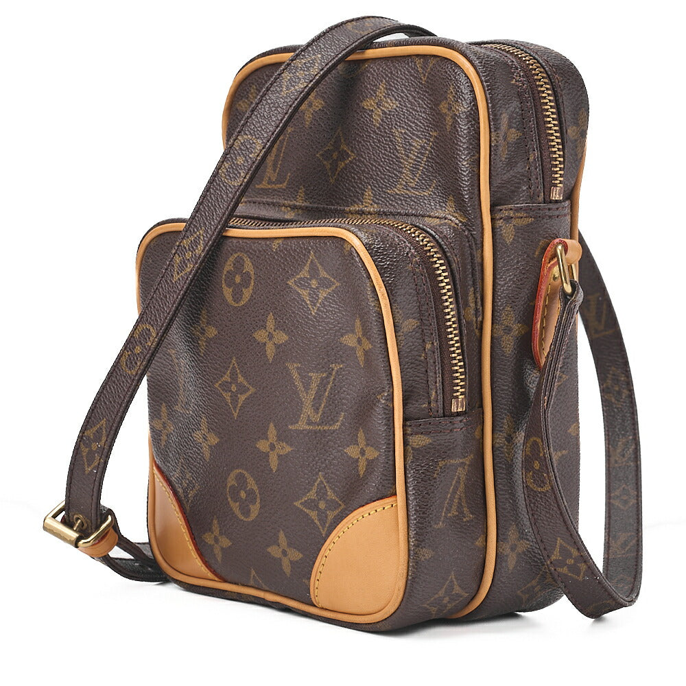 LOUIS VUITTON Louis Vuitton Monogram Amazon Shoulder Bag M45236 Brown Gold-Tone Hardware, Pre-Owned