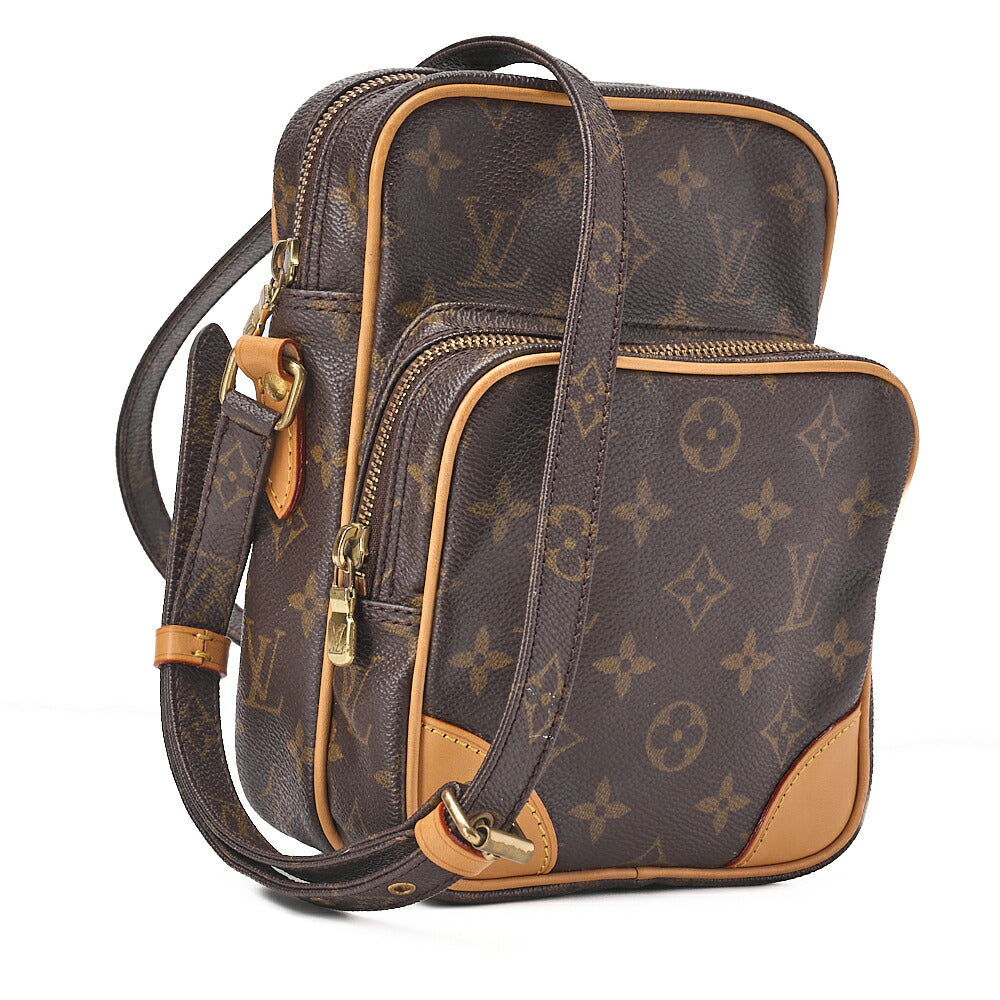 LOUIS VUITTON Louis Vuitton Monogram Amazon Shoulder Bag M45236 Brown Gold-Tone Hardware, Pre-Owned