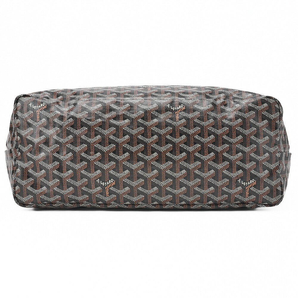 GOYARD [Goyard] Saint-Louis PM Tote Bag Coated Canvas Brown Silver-Tone Hardware, Pre-Owned