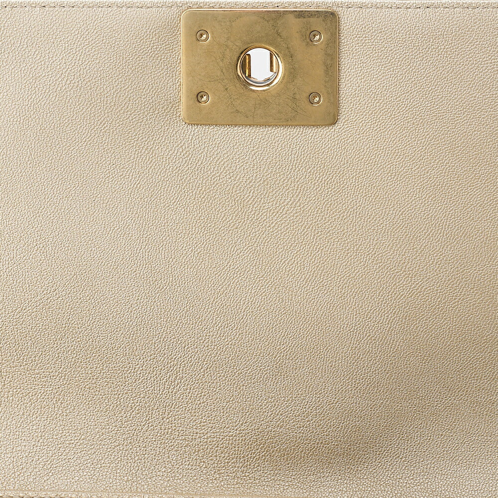 CHANEL Boy Chanel Boy Chanel Dubai Limited Chain Shoulder Lambskin Multicolor Gold-Tone Hardware, Pre-Owned
