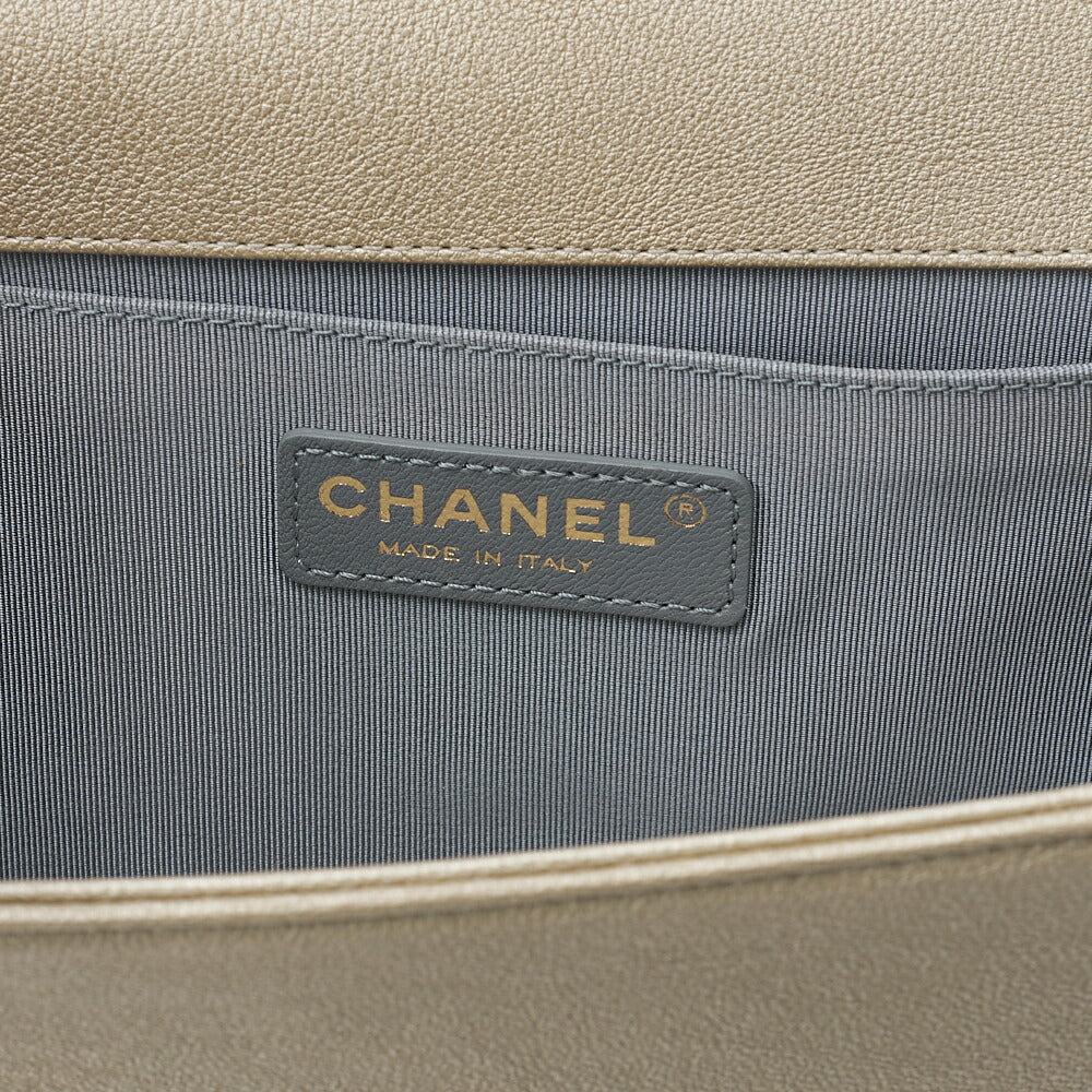 CHANEL Boy Chanel Boy Chanel Dubai Limited Chain Shoulder Lambskin Multicolor Gold-Tone Hardware, Pre-Owned