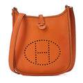 HERMES Evelyn TPM Shoulder Bag Tryon Orange Gold-Tone Hardware, Pre-Owned
