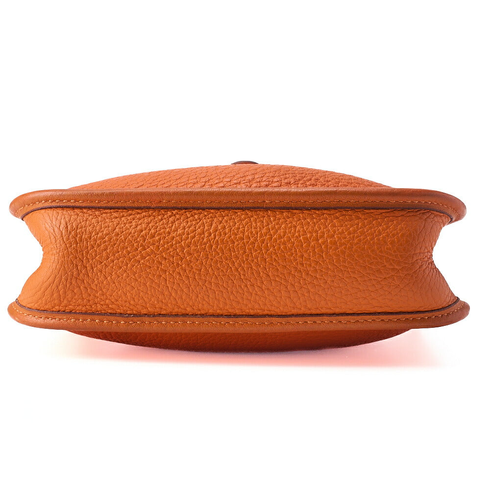 HERMES Evelyn TPM Shoulder Bag Tryon Orange Gold-Tone Hardware, Pre-Owned