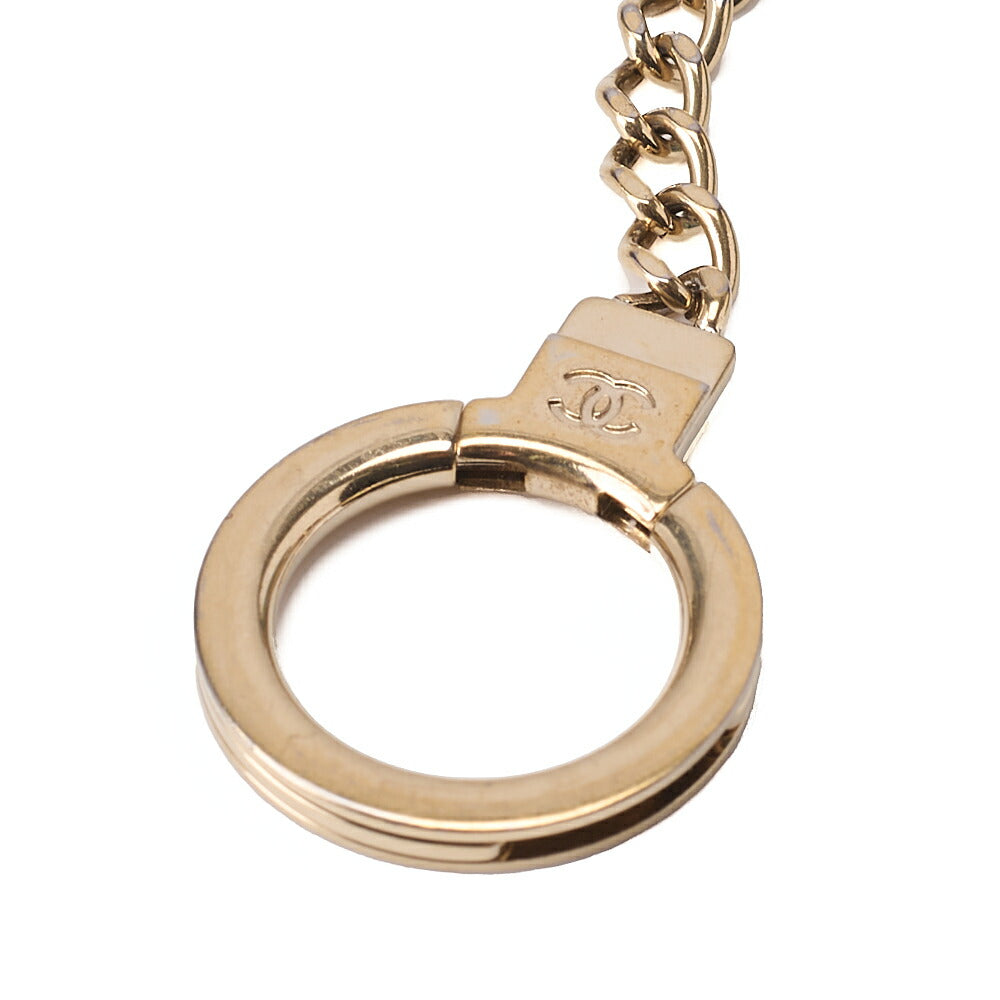 CHANEL Mini Matelasse Caviar Skin Chain Coin Case Mint Green G Fittings Gold -Tone Hardware, Pre-Owned