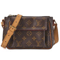 LOUIS VUITTON Louis Vuitton Monogram Vivacitte PM M51165 Shoulder Bag Brown Gold-Tone Hardware, Pre-Owned