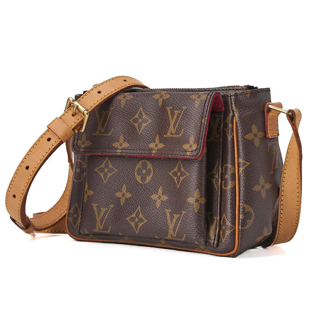 LOUIS VUITTON Louis Vuitton Monogram Vivacitte PM M51165 Shoulder Bag Brown Gold-Tone Hardware, Pre-Owned