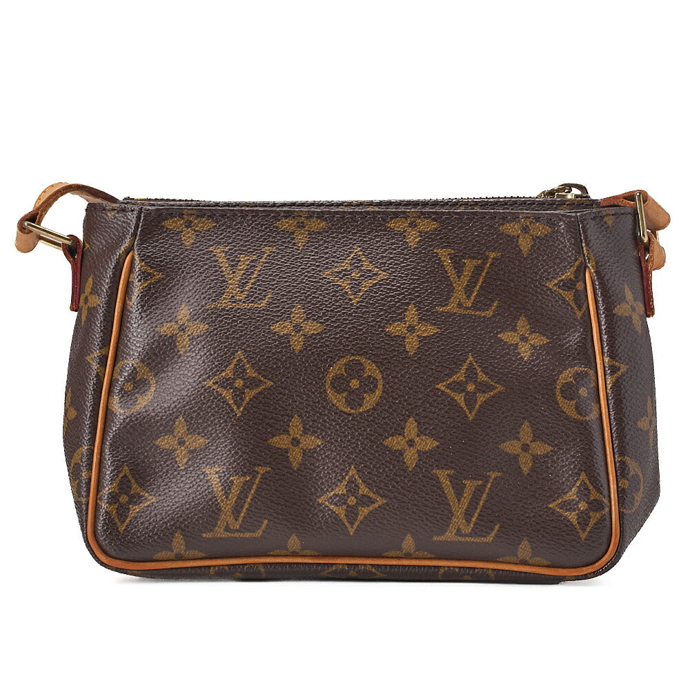 LOUIS VUITTON Louis Vuitton Monogram Vivacitte PM M51165 Shoulder Bag Brown Gold-Tone Hardware, Pre-Owned