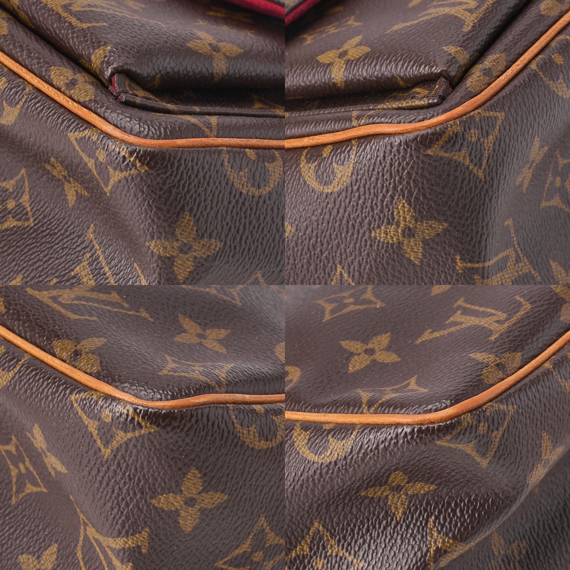 LOUIS VUITTON Louis Vuitton Monogram Vivacitte PM M51165 Shoulder Bag Brown Gold-Tone Hardware, Pre-Owned