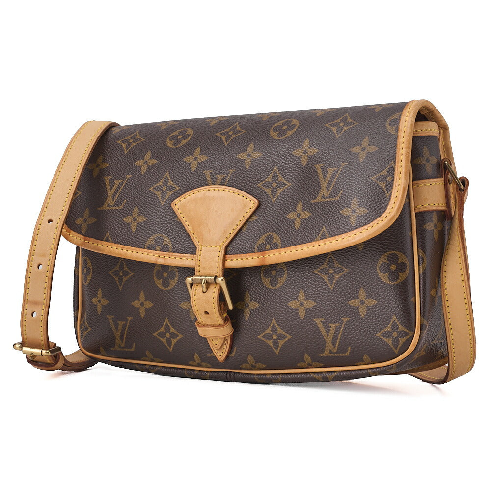 LOUIS VUITTON Louis Vuitton Monogram Sologne M42250 Shoulder Bag Brown Gold-Tone Hardware, Pre-Owned