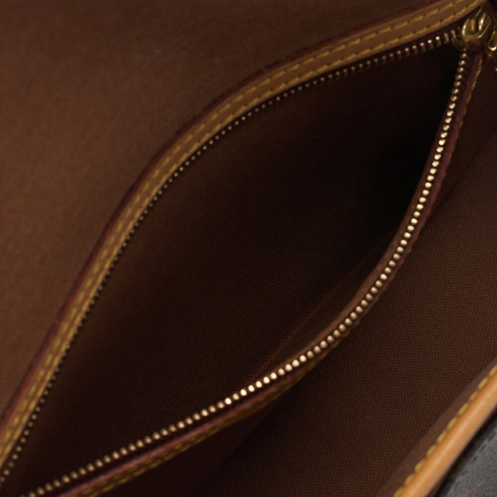 LOUIS VUITTON Louis Vuitton Monogram Sologne M42250 Shoulder Bag Brown Gold-Tone Hardware, Pre-Owned