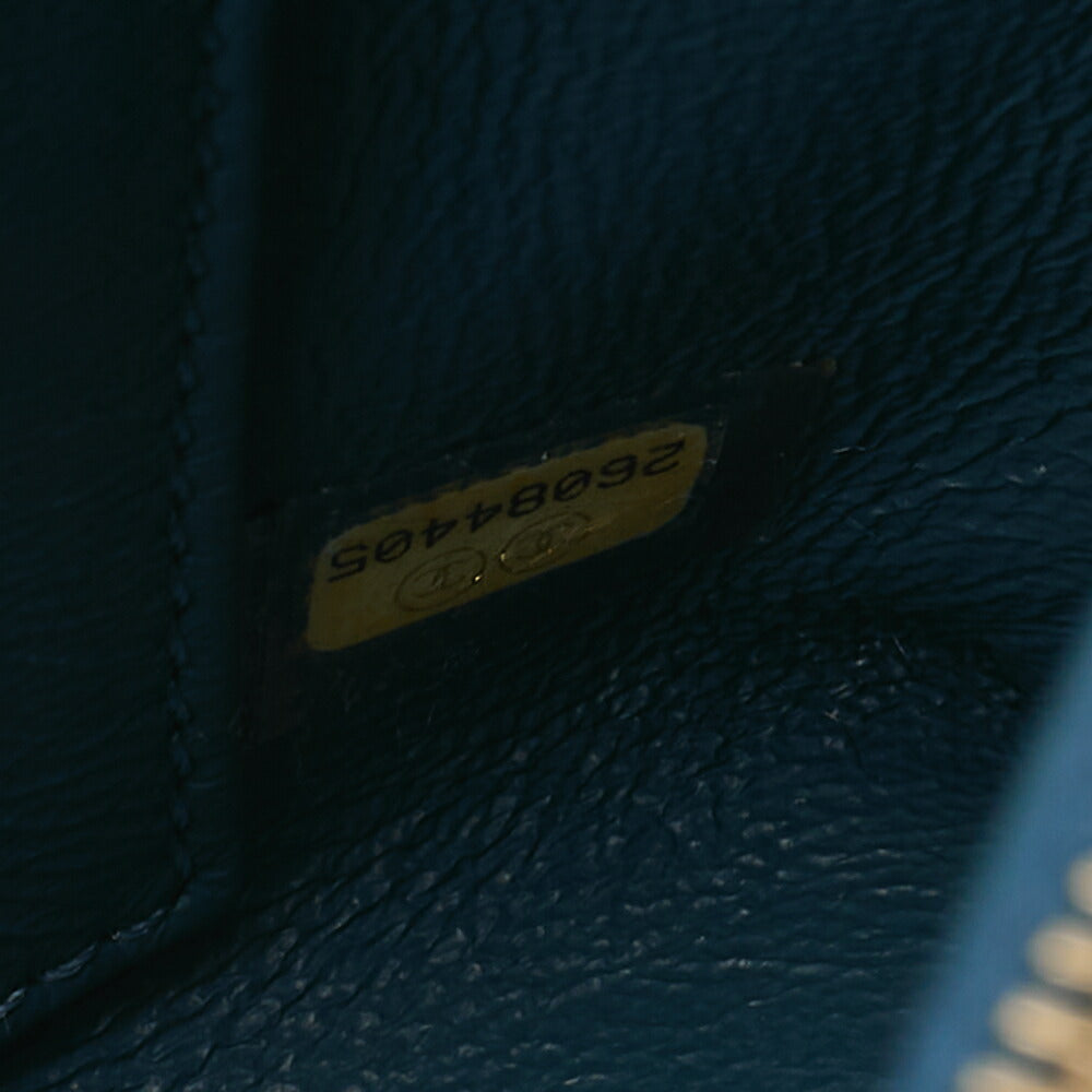 CHANEL Shoulder Bag Matelasse Coco Handle 2WAY Handbag Caviar Skin x Lizard Green Gold-Tone Hardware, Pre-Owned