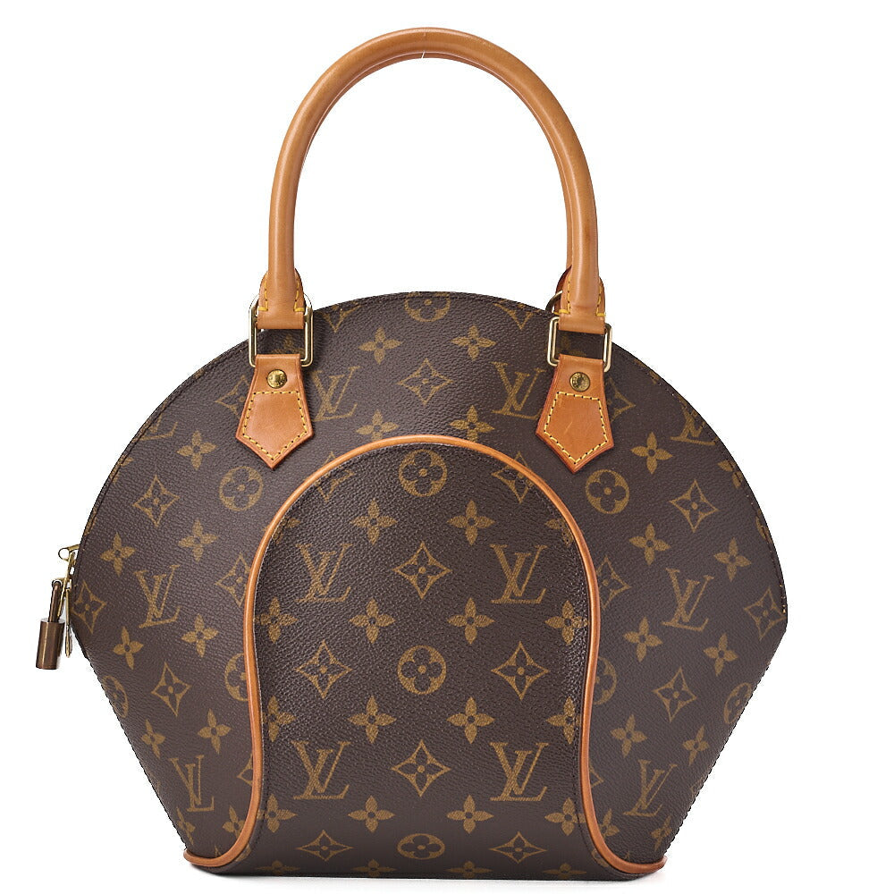 LOUIS VUITTON Louis Vuitton Monogram Ellipse PM M51127 Brown Handbag Gold-Tone Hardware, Pre-Owned