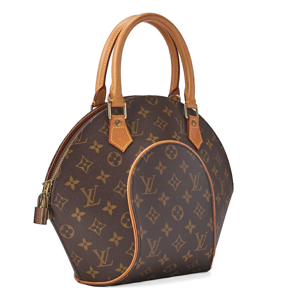 LOUIS VUITTON Louis Vuitton Monogram Ellipse PM M51127 Brown Handbag Gold-Tone Hardware, Pre-Owned